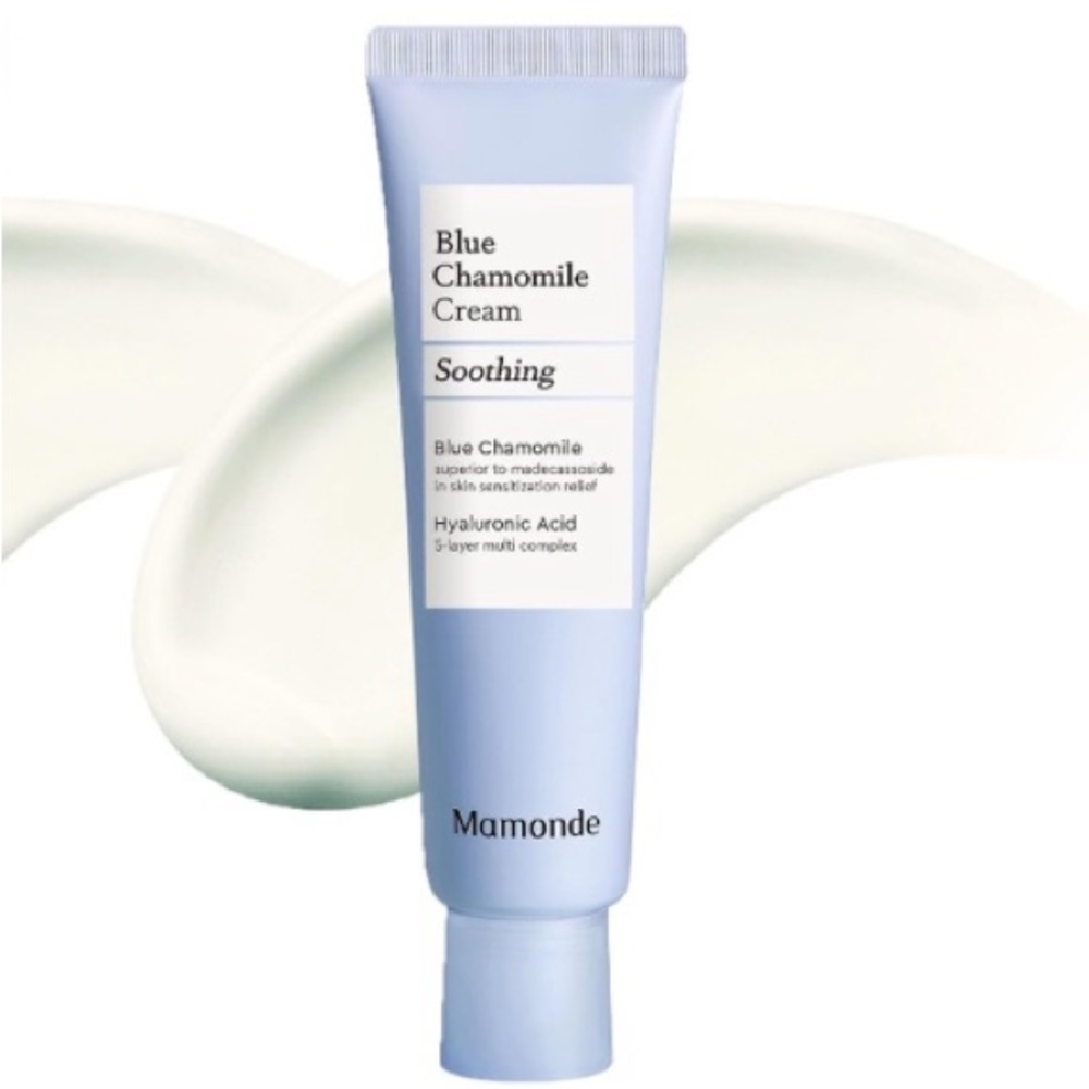 Mamonde Blue Chamomile Cream Soothing 2.02 fl oz 60ml Hyaluronic Acid New Sealed
